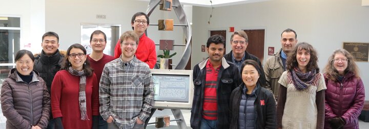 A group of people from the Cahoon Lab